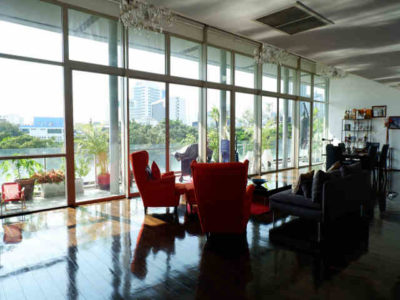 View from penthouse at Ficus Lane Bangkok